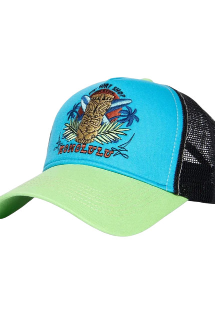 KING KEROSIN TRUCKERCAP, Honolulu blauw