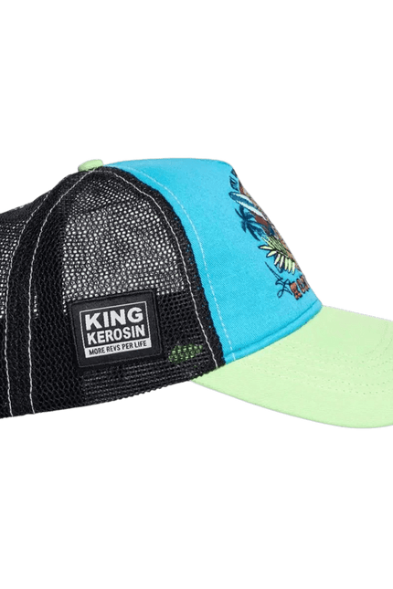 KING KEROSIN TRUCKERCAP, Honolulu blauw