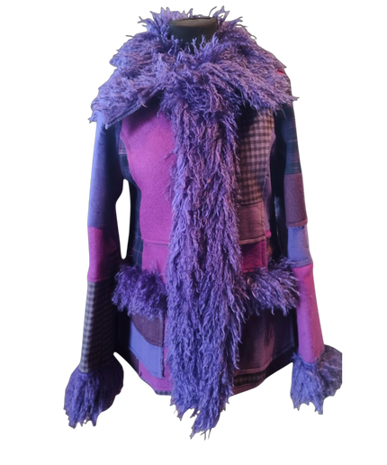 HEART ICELAND WINTERJAS, PURPLE PATCHWORK
