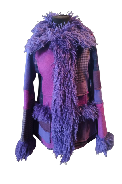 HEART ICELAND WINTERJAS, PURPLE PATCHWORK