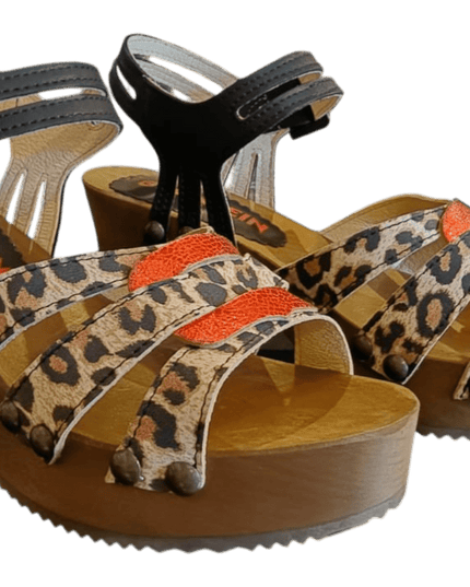 groene retro sandaal dames
