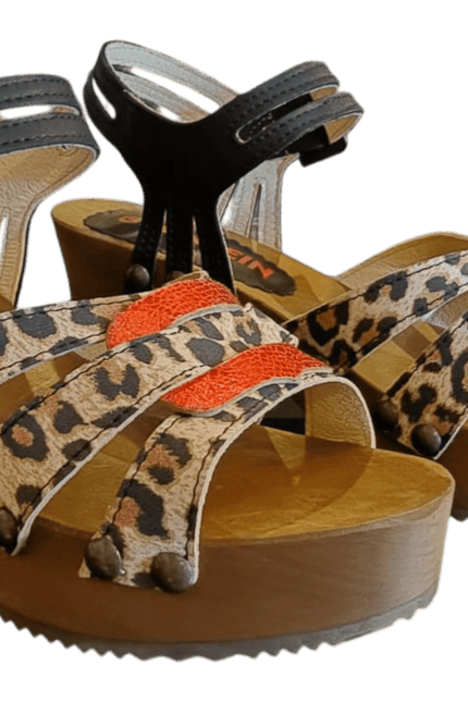 groene retro sandaal dames