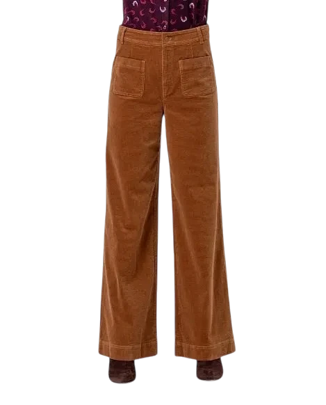 SURKANA CORDUROY BROEK 556TASS523, COGNAC