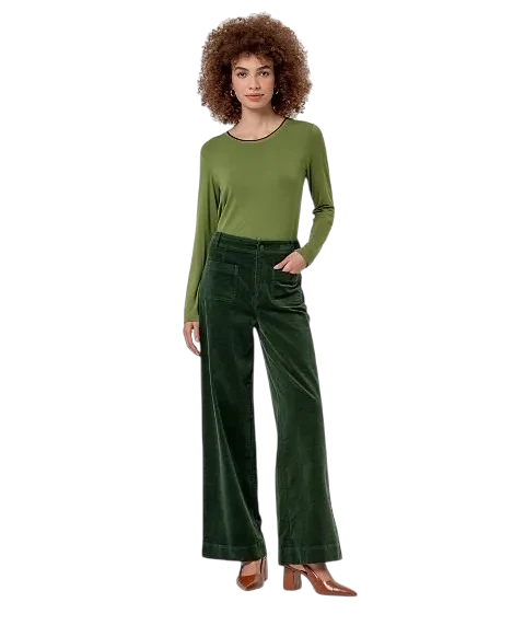 SURKANA CORDUROY BROEK 556TASS523,  GROEN
