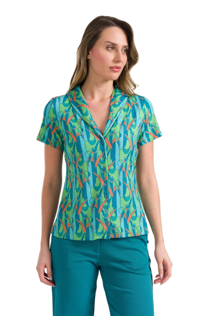 LALAMOUR Iris Blouse tulip waltz