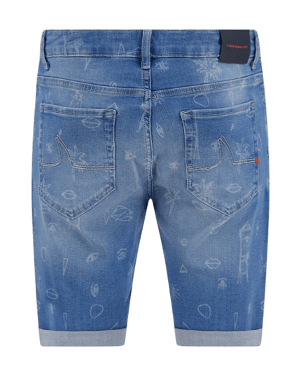 A FISH NAMED FRED Jeans printed short, piranha