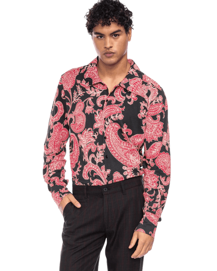 Juan schwarz mit Blumenmuster