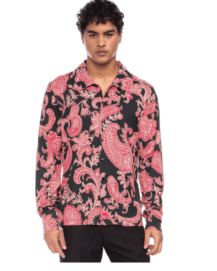 Juan schwarz mit Blumenmuster