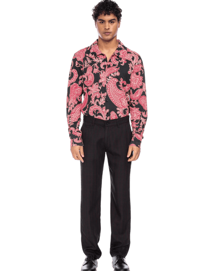Juan schwarz mit Blumenmuster