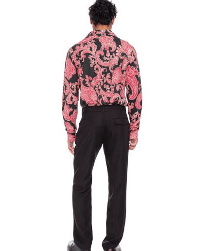 ATO BERLIN JUAN NEGRO CON ESTAMPADO DE FLORES