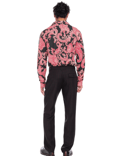 Juan schwarz mit Blumenmuster