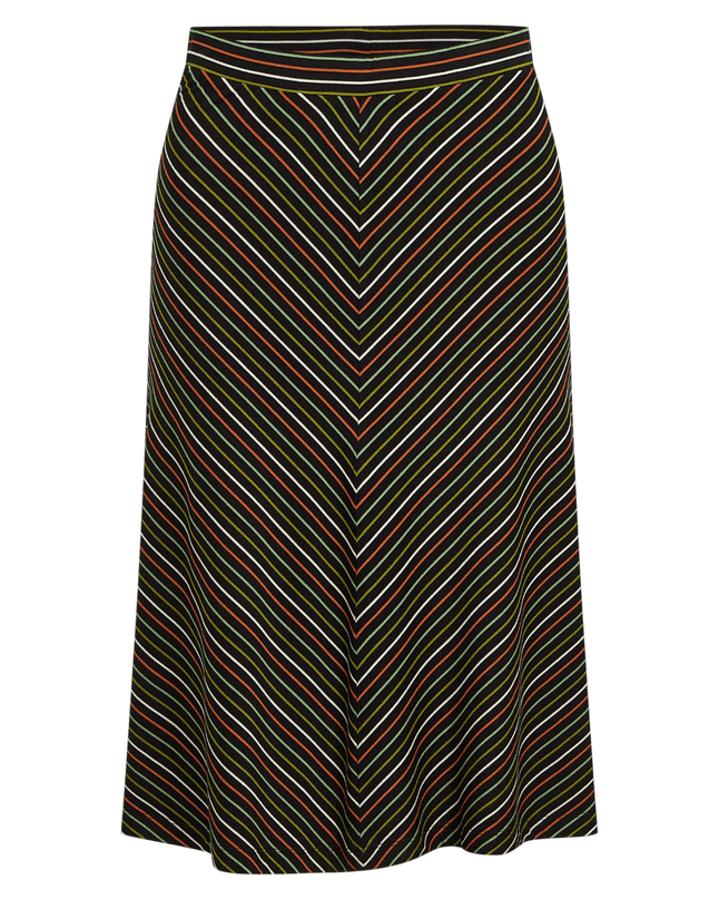 Juno Panel Skirt Menchine Stripe