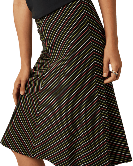King Louie Juno Panel Skirt Menchine Stripe