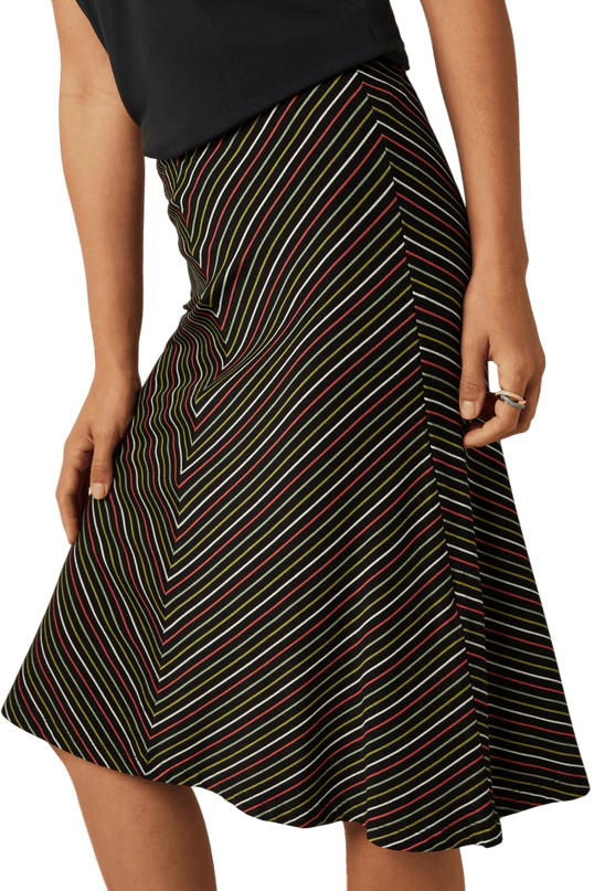 Juno Panel Skirt Menchine Stripe