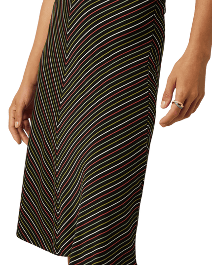 King Louie Juno Panel Skirt Menchine Stripe