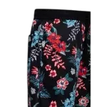 KING KEROSIN KORTE BROEK HIBISCUS, BLACK
