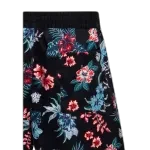KING KEROSIN KORTE BROEK HIBISCUS, BLACK