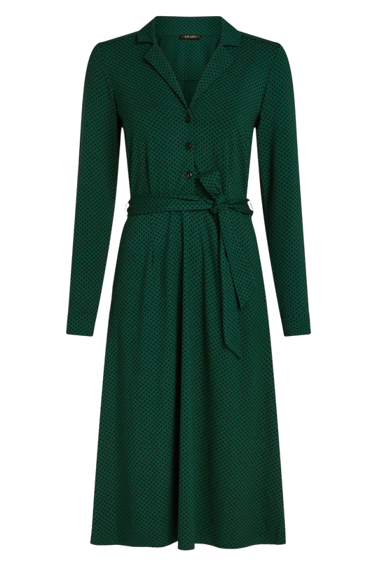 Lola Dress Piper, botanical green