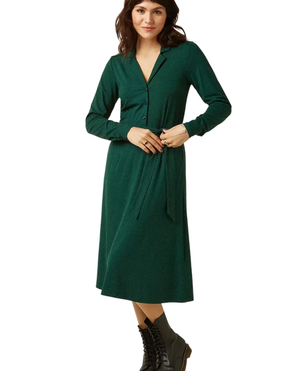 Lola Kleid Piper, botanisch grün