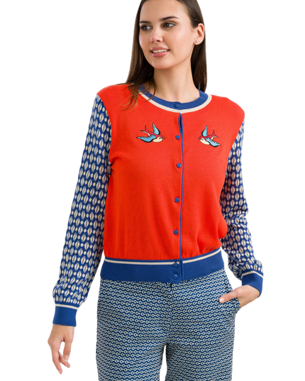 LALAMOUR Knitwear Cardigan - Swallow