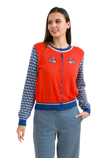 LALAMOUR vest Knitwear Cardigan - Swallow