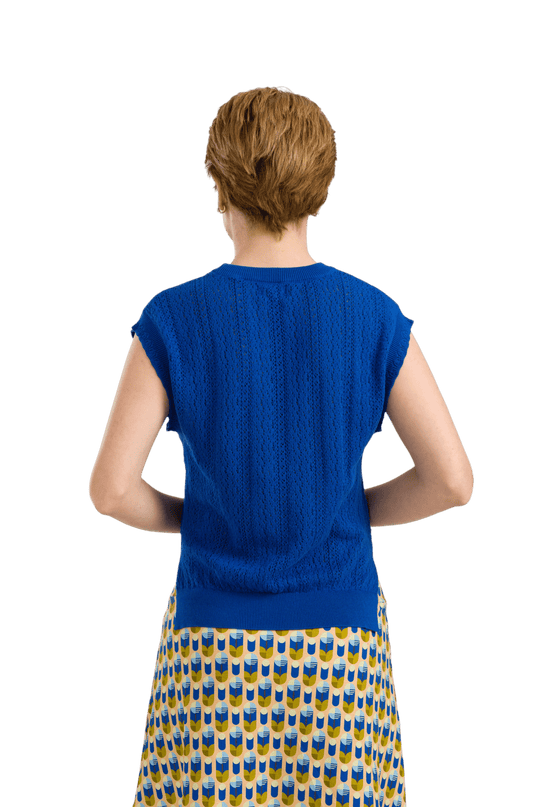 Knitwear Pippa Top - Blue