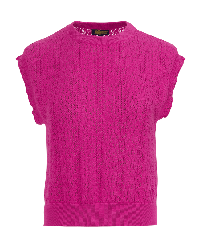 Knitwear Pippa Top - Fuchsia
