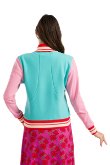 Lana Sweat Jacket Turquoise