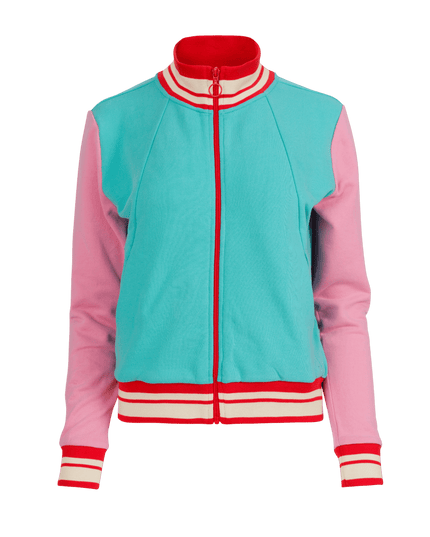 Lana Sweat Jacket Turquoise
