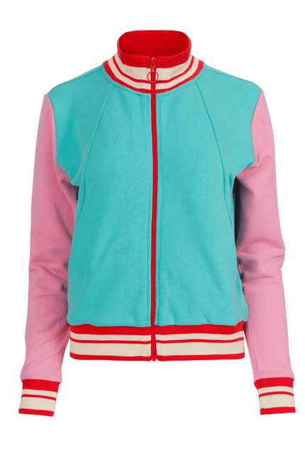 LALAMOUR Lana Sweat Jacket Turquoise