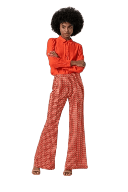 SURKANA Lange flared broek