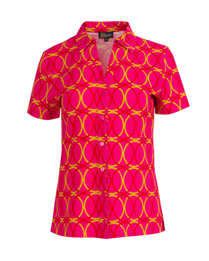 Blusa Lena Manica Corta Bubble Beat