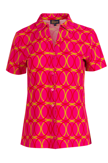 LALAMOUR Lena Blouse Short Sleeve Bubble Beat