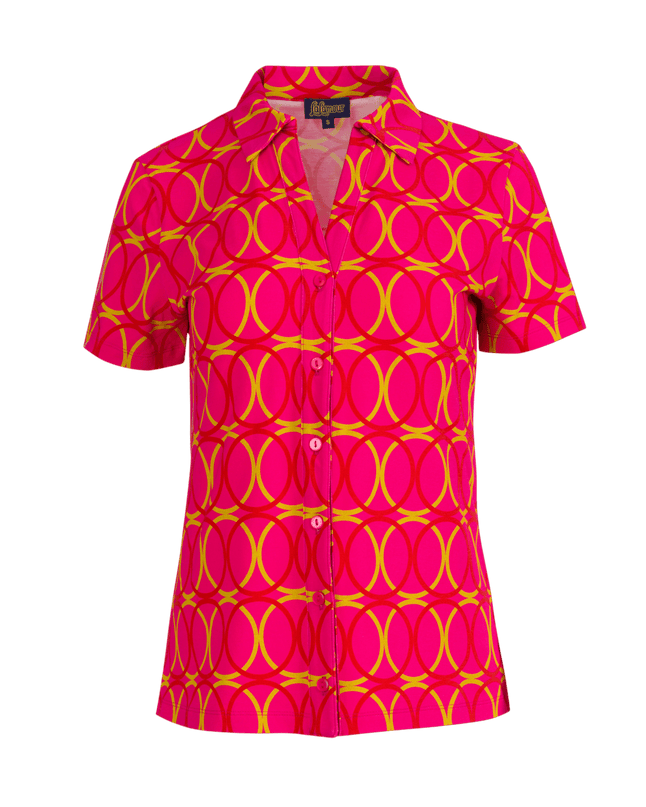 Blusa Lena Manica Corta Bubble Beat