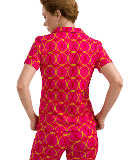 Blusa Lena Manica Corta Bubble Beat