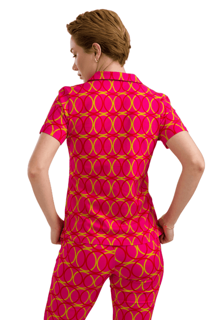 LALAMOUR Lena Blouse Short Sleeve Bubble Beat
