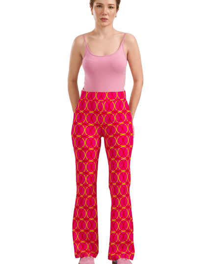 Lieke Flared Pants Bubble Beat