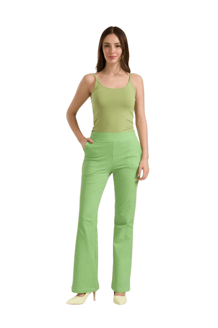 LALAMOUR LIEKE FLARED PANTS Mosaic