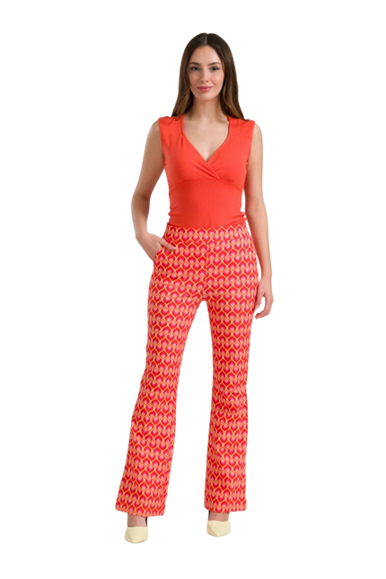 LALAMOUR LIEKE FLARED PANTS Retro Touch