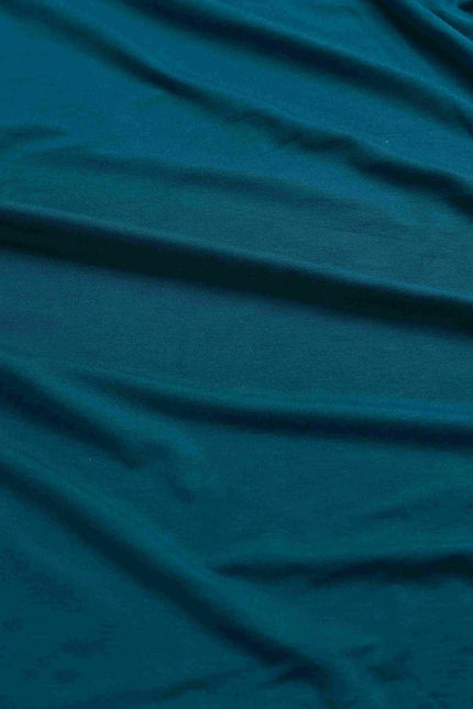 LALAMOUR Lynn Top, ecovero plain petrol