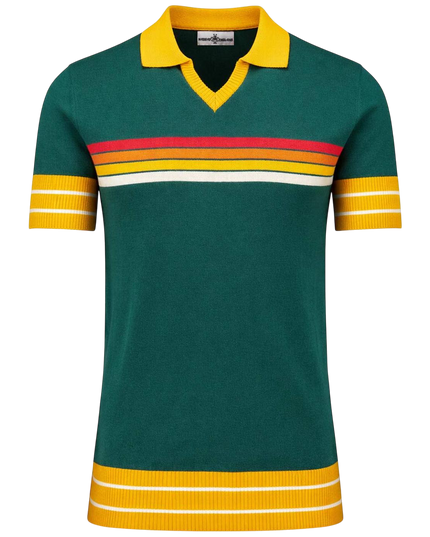 MADCAP ALL NIGHTER SKIPPER POLO, RAINFOREST GREEN