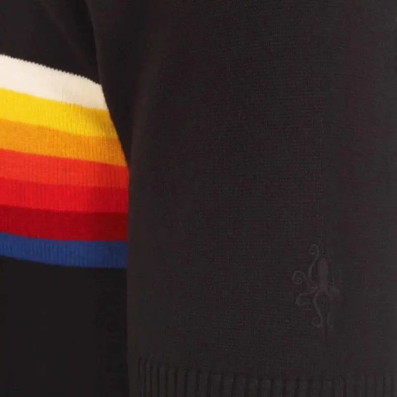 Maglietta a righe arcobaleno Britpop