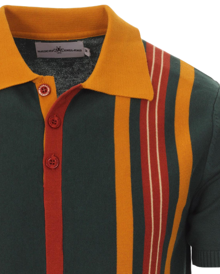 Farlowe Mod Stripe Knit Polo Top PP