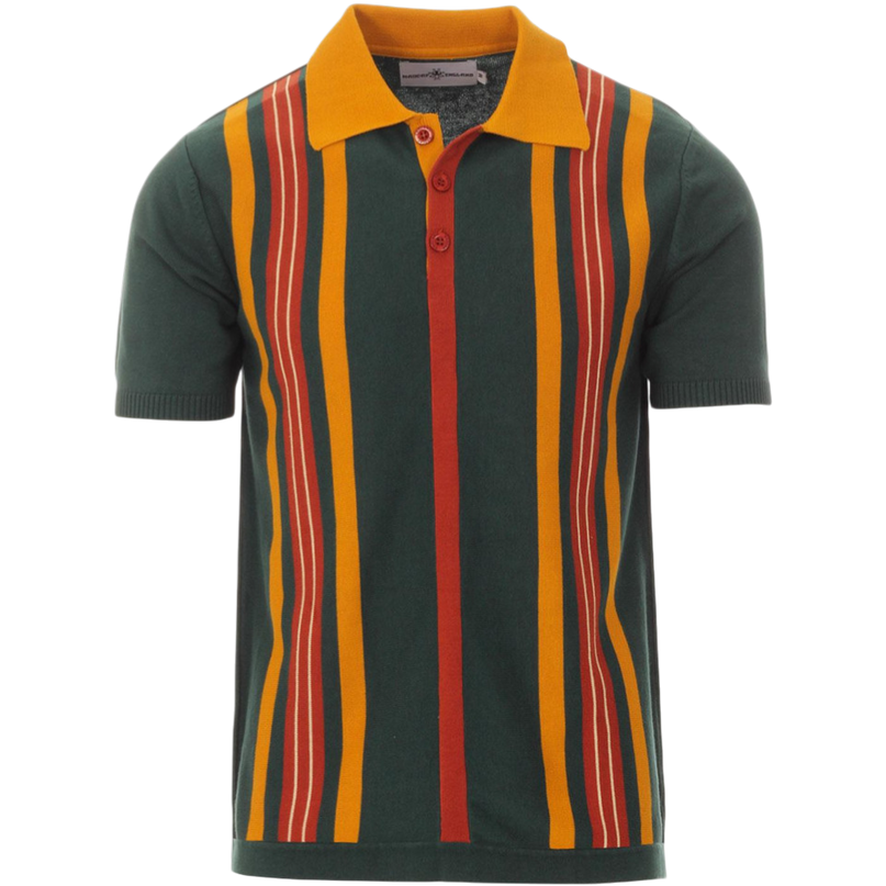 Farlowe Mod Stripe Knit Polo Top PP
