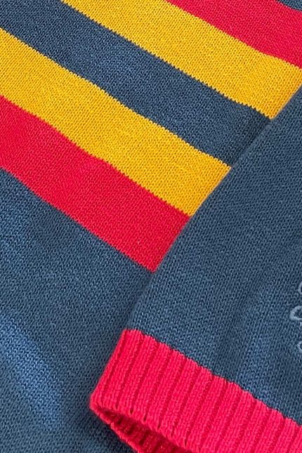 MADCAP WEEKENDER STRIPE KNIT TEE, KEY LARGO