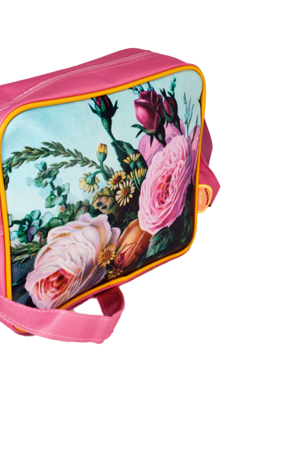 KUNSTBOER MEDIUM SHOULDERBAG FLOWERS MAGENTA