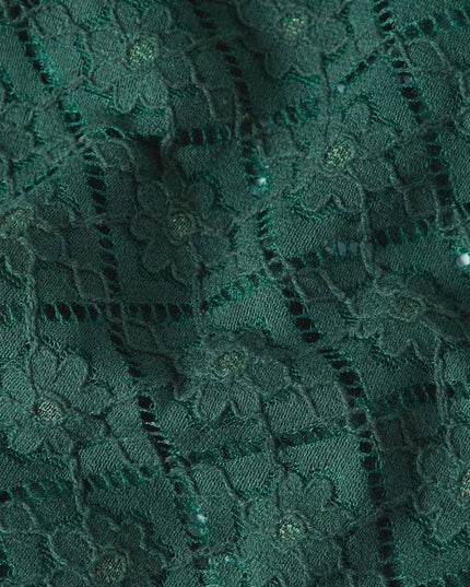 King Louie Maisie Blouse Artiste Lace, Amazon Green