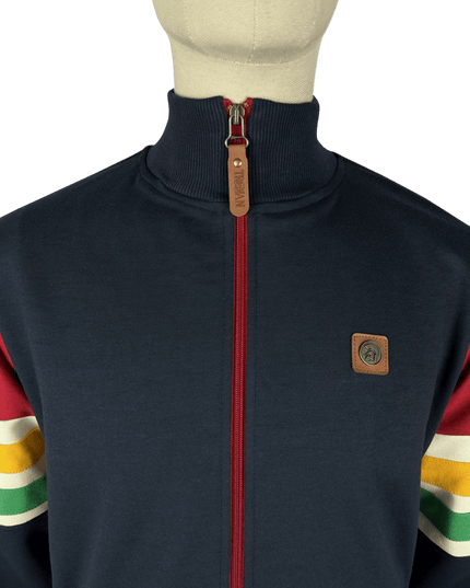 TROJAN Marley Stripe Sleeve Track Top