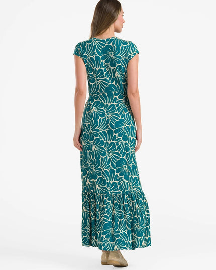 Maud Vestito Maxi Flower Flake