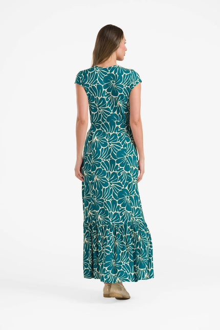 LALAMOUR Maud Maxi Dress Flower Flake